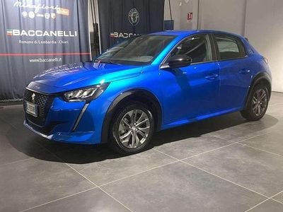 Usata Peugeot e-208 Active 100 kW (136 CV) 2022 Blu/azzurro Utilitaria