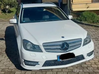 Usata Mercedes C220 170 CV (125 kW) 2013 Bianco Station wagon