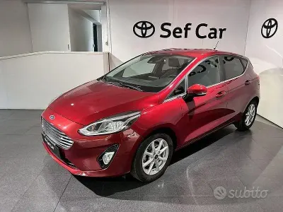 Usado Ford Fiesta S 125 HP (91 kW) 2021 Vermelho Citadino