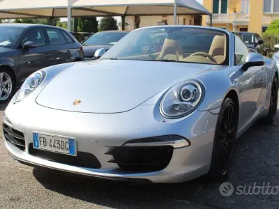 Usata Porsche 991 349 CV (256 kW) 2015 Grigio Cabrio