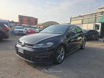 Usata VW Golf VII R-line 150 CV (110 kW) 2018 Nero Berlina