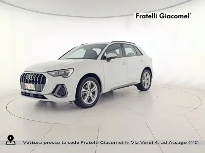 Usata Audi Q3 S-Line 150 CV (110 kW) 2020 2y bianco ghiacciaio metallizzato SUV