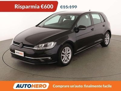 Usata VW Golf VII Business 131 CV (96 kW) 2019 Nero Berlina