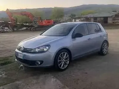 Usata VW Golf VI Highline 140 CV (102 kW) 2009 Blu Utilitaria