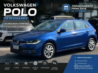 Usata VW Polo Style 95 CV (69 kW) 2022 Bluazzurro Utilitaria