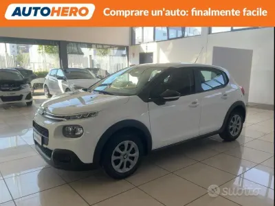 Usata Citroën C3 Feel 68 CV (50 kW) 2018 Bianco Utilitaria
