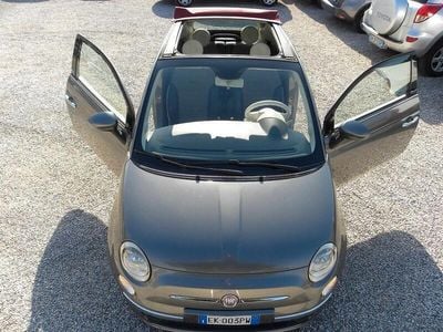 Usata Fiat 500C Lounge 95 CV (69 kW) 2012 Grigio Cabrio