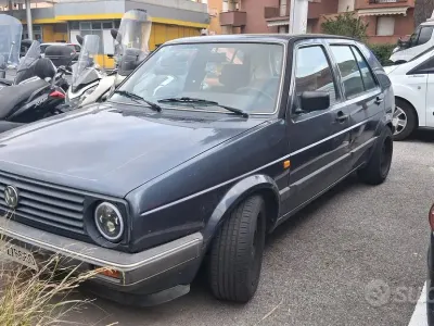 Usata VW Golf II 54 CV (39 kW) 1988 Blu Utilitaria