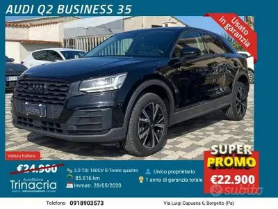 Usata Audi Q2 Business 150 CV (110 kW) 2020 Nero SUV