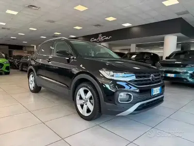 Usata VW T-Cross Advance 110 CV (80 kW) 2022 Nero SUV