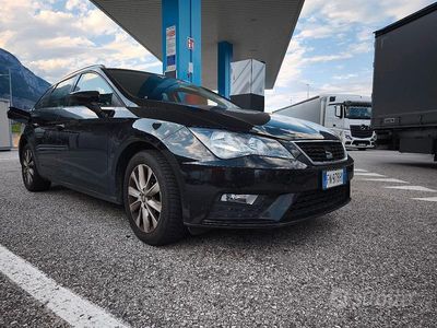 Usata Seat Leon 110 CV (80 kW) 2018 Nero Station wagon