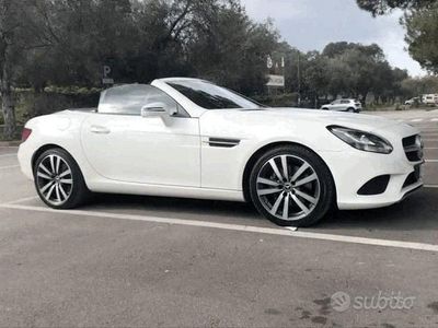 Usata Mercedes SLC200 184 CV (135 kW) 2017 Bianco Cabrio