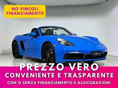 Usata Porsche 718 Boxster Sport 300 CV (220 kW) 2023 Blu shark Cabrio