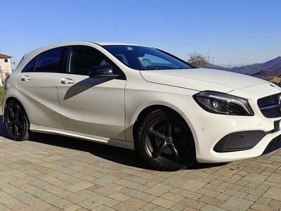 Usata Mercedes A200 AMG line 136 CV (100 kW) 2018 Bianco Berlina