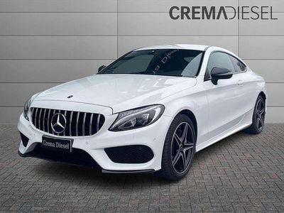 Usata Mercedes C220 Premium 170 CV (125 kW) 2018 Bianco Coupé