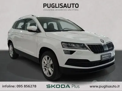 Käytetty Skoda Karoq Executive 116 HP (85 kW) 2021 Valkoinen Katumaasturi