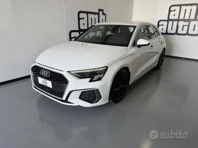 Usata Audi A3 150 CV (110 kW) 2024 Bianco Berlina