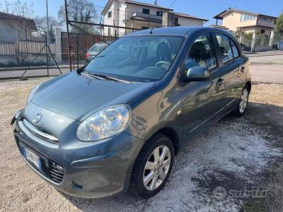 Usata Nissan Micra Acenta 98 CV (72 kW) 2012 Blu Utilitaria
