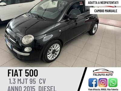 Usata Fiat 500 Pop 95 CV (69 kW) 2015 Nero Berlina