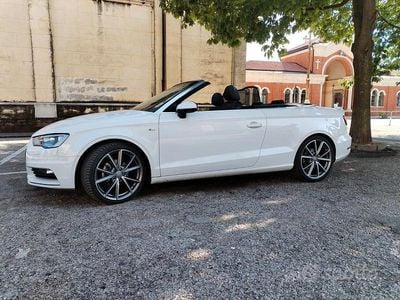 Usata Audi A3 Cabriolet S-Line 150 CV (110 kW) 2016 Bianco Cabrio