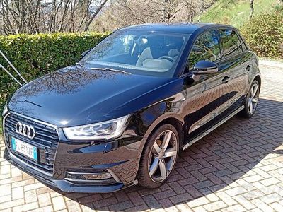 Usata Audi A1 Sportback S-Line 90 CV (66 kW) 2018 Nero Utilitaria