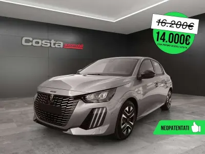 Usata Peugeot 208 Allure 101 CV (74 kW) 2025 Grigio Utilitaria