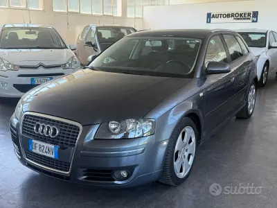 Usata Audi A3 Sportback Ambition 140 CV (102 kW) 2007 Grigio Utilitaria