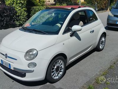 Usata Fiat 500C 69 CV (50 kW) 2011 Bianco Cabrio