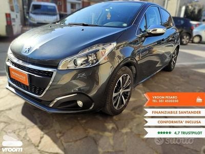 Usata Peugeot 208 Allure 74 CV (54 kW) 2016 Grigio Utilitaria