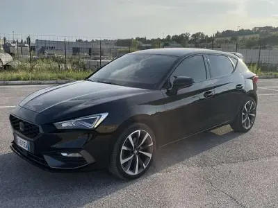 Usata Seat Leon FR 131 CV (96 kW) 2021 Nero Berlina