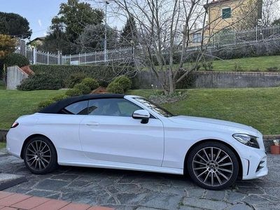 Usata Mercedes C200 Premium 184 CV (135 kW) 2020 Bianco Cabrio
