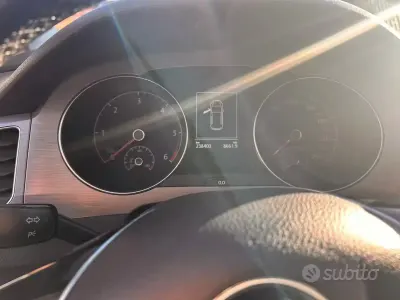 Usata VW Golf VII 110 CV (80 kW) 2015 Nero Station wagon