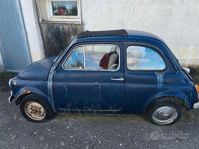 Usata Fiat 500 1970 Blu Cabrio