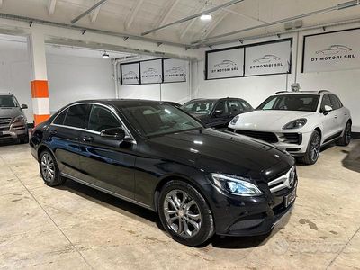 Usata Mercedes C200 136 CV (100 kW) 2015 Nero Berlina