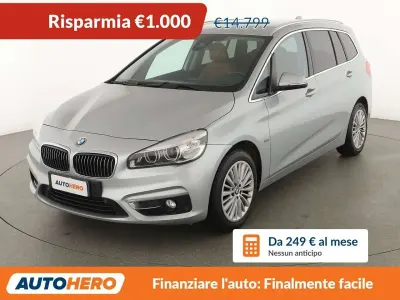 Usata BMW 218 Gran Tourer Luxury Line 150 CV (110 kW) 2015 Grigio Monovolume