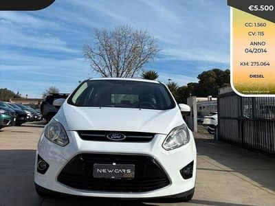Usata Ford C-MAX Titanium 115 CV (84 kW) 2014 Bianco Monovolume