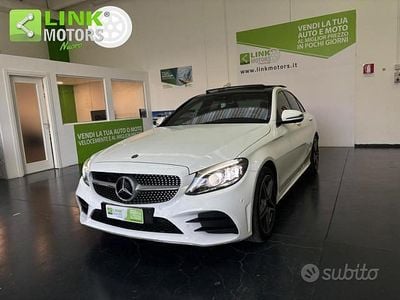 Usata Mercedes C220 Premium 194 CV (142 kW) 2019 Bianco Berlina