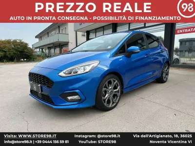 Usata Ford Fiesta ST-Line 86 CV (63 kW) 2020 Blu/azzurro Utilitaria