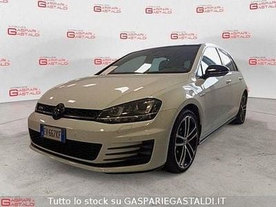 Usata VW Golf VII GTD 184 CV (135 kW) 2014 Bianco Utilitaria
