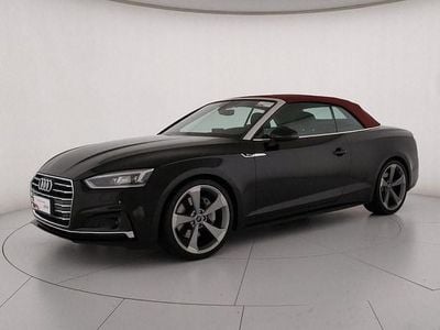 Usata Audi A5 Cabriolet Business 245 CV (180 kW) 2019 Nero mito metallizzato rosso Cabrio