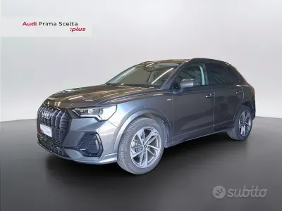 Usata Audi Q3 S-Line 150 CV (110 kW) 2021 Grigio daytona perlato SUV