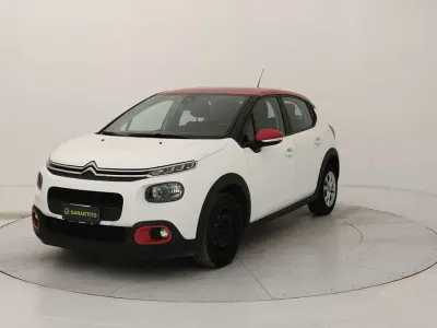 Usata Citroën C3 Feel 83 CV (61 kW) 2019 Bianco tetto rosso Utilitaria