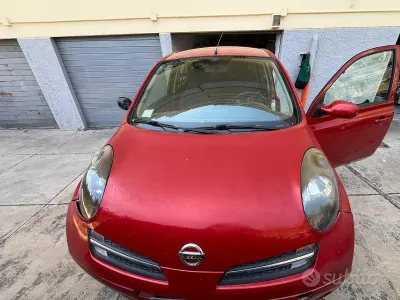 Usata Nissan Micra 80 CV (58 kW) 2007 Rosso Berlina