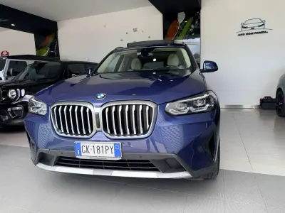 Usata BMW X3 Luxury Line 190 CV (139 kW) 2022 Blu/azzurro SUV