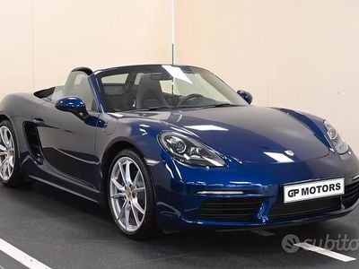 Usata Porsche 718 Boxster 300 CV (220 kW) 2020 Blu Cabrio