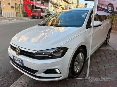 Usata VW Polo Trendline 80 CV (58 kW) 2018 Bianco Utilitaria