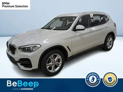 Usata BMW X3 Advantage 190 CV (139 kW) 2019 Bianco metallizzato SUV
