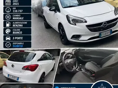 Usata Opel Corsa 69 CV (50 kW) 2018 Bianco Utilitaria