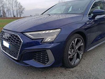 Usata Audi A3 S-Line 150 CV (110 kW) 2022 Blu/azzurro Berlina