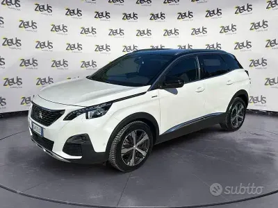 Usata Peugeot 3008 GT-line 131 CV (96 kW) 2019 Bianco SUV